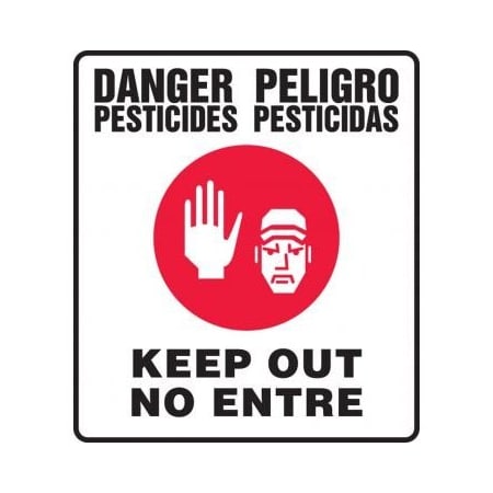 SPANISH BILINGUAL Safety Sign SBMCHG508VP